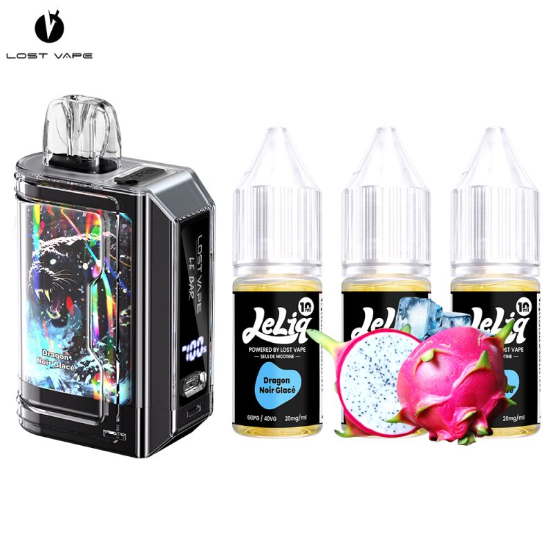 Kit puff Le Bar 45K 3X10ml - Le Bar by Lost Vapedragonnoir