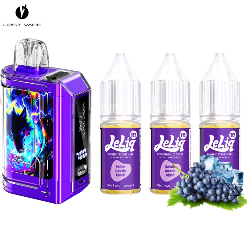Kit puff Le Bar 45K 3X10ml - Le Bar by Lost Vaperaisincassisglacé