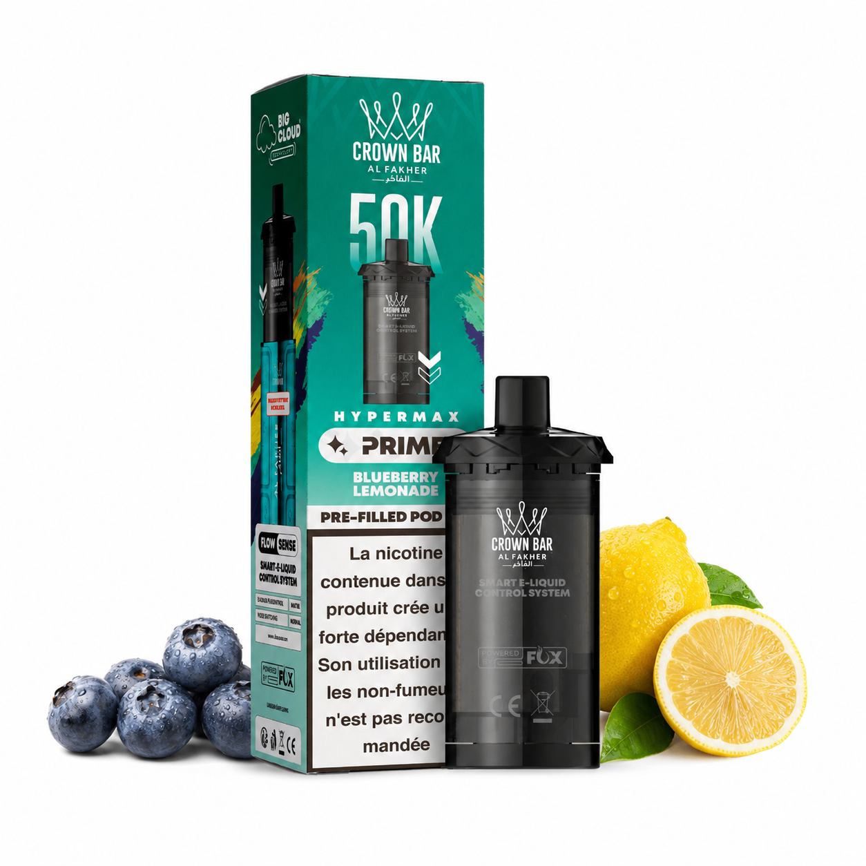 cartouche-hypermax-50k-crown-alfakher-blueberry lemonade