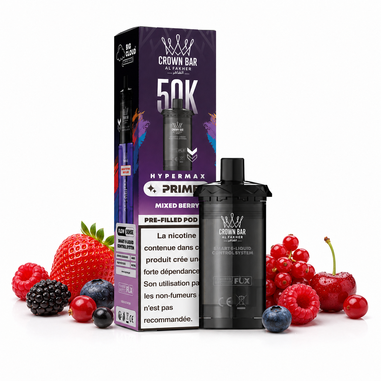 cartouche-hypermax-50k-crown-alfakher-mixedberry