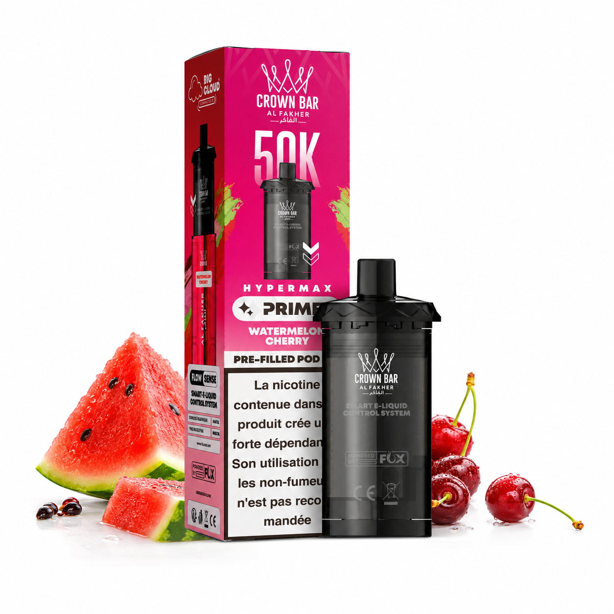cartouche-hypermax-50k-crown-alfakher-watermelon-cherry